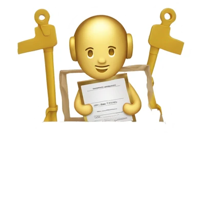 The worst worker certificate golden sticker
