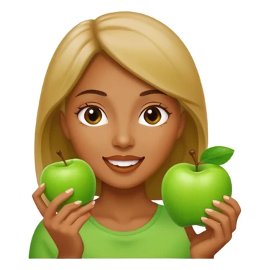 women eating healthy sticker