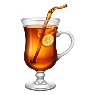 Turkish tea in a cup  sticker