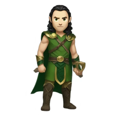 Loki norse mythology sticker