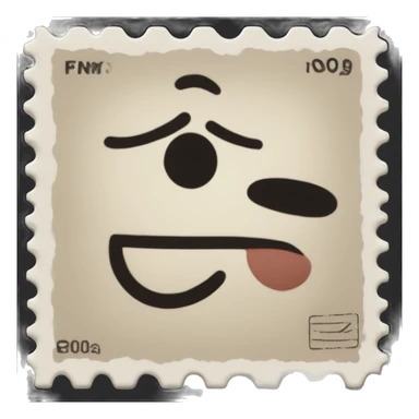 Stamp is a small piece of paper or adhesive material used as evidence of payment for postage, often decorative sticker