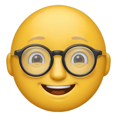 nerd emoji sticker