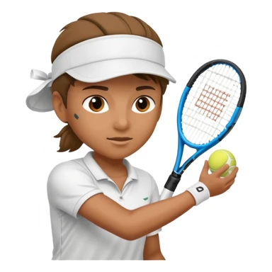 tennis player sticker