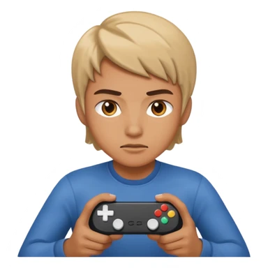 create a simple emoji that indicates that you are a single player when playing computer games sticker
