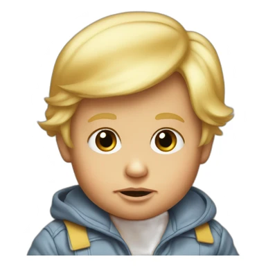 baby Donald trump sticker