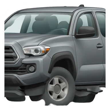Grey Toyota Tacoma  sticker