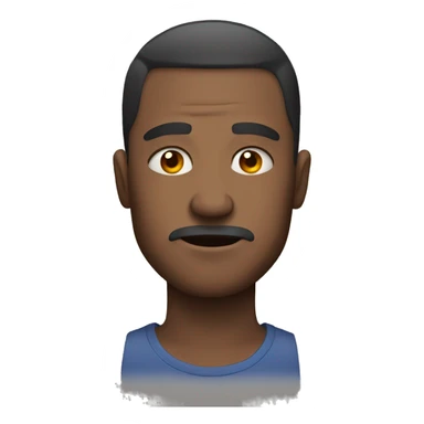 Man with bruised eye  sticker