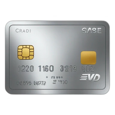 platinum credit card sticker