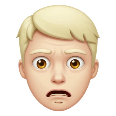 jaw dropped in disgust  sticker