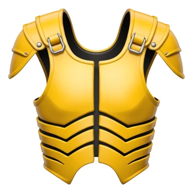 yellow predator bone chestplate sticker