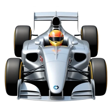 Un auto estilo formula uno sticker