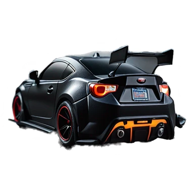    Hot wheels Darth Vader themed Scion FR-S scary Halloween monster rc car on  dark raining road  sticker