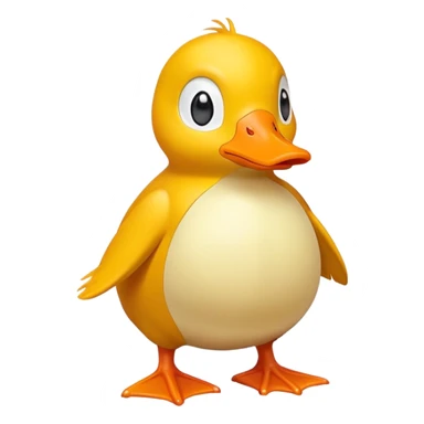 Psyduck classic yellow duck Pokémon confused expression sticker