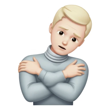 Guy with arms crossed on his neck pretending to be dead sticker