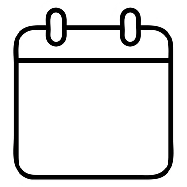 A calendar icon sticker