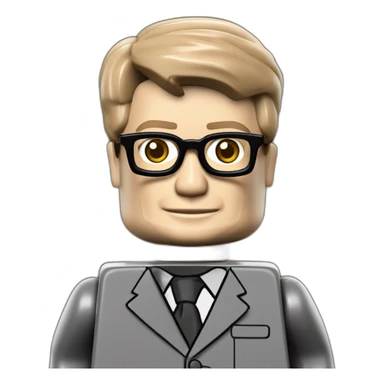 Professor Stephen Hawking LEGO minifigure nice sticker