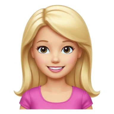 Barbie Emoji sticker