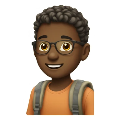 boys enjoying summer outdoors sticker