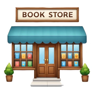 book store exterior sticker