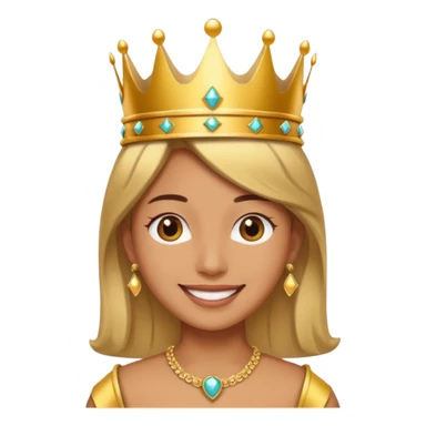 Una persona enamorado y con una corana sticker