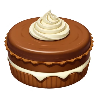 Pastilla de chocolate blanco sticker