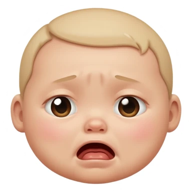crying baby sticker
