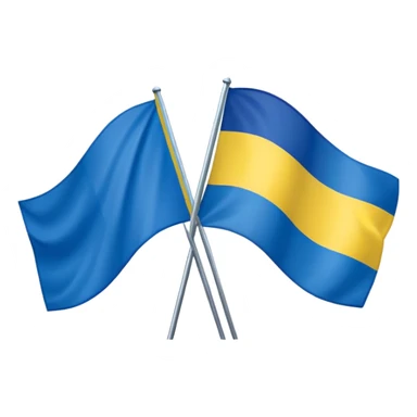 Russia-ukraine generic flag sticker
