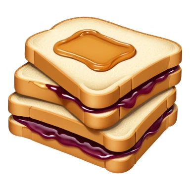 Peanut butter and jelly  sticker