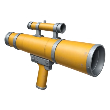 two-handled bazooka sticker