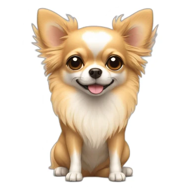 Fluffy Chihuahua sticker