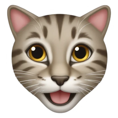 Une chatte se fesant arroser de dentifrice sticker