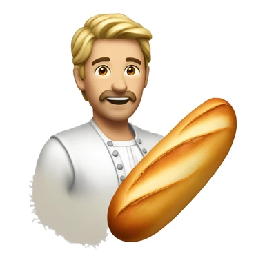 une pastèque avec un visage et une baguette magique sticker