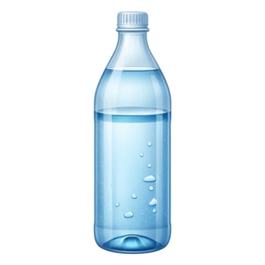 Botella de agua mineral sticker