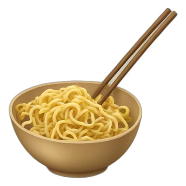 chinois qui mange des nouilles sticker