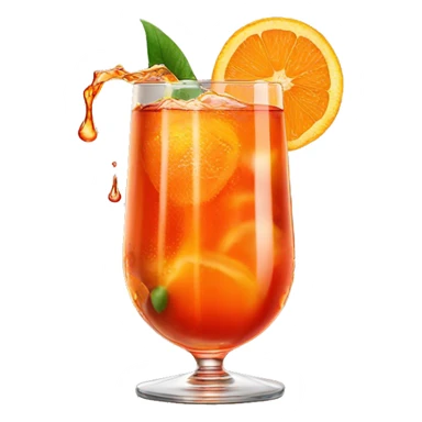 aperol Spritz looking juicy and dripping over the top sticker