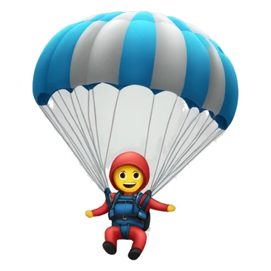 Parachuting  sticker