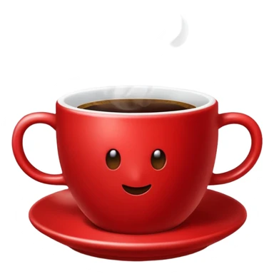 coffee in a red cup sticker