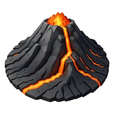 Volcanic Land sticker