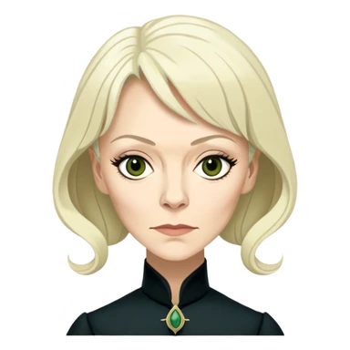 Helen McCrory is Narcissa Malfoy in harry potter, middle aged woman sticker
