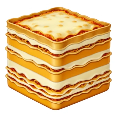 Generate me a Lasagna png sticker