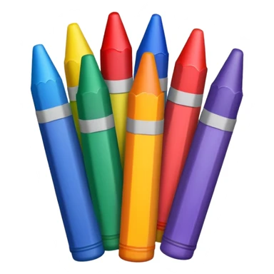 crayons sticker