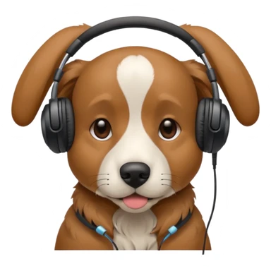 Dog dj sticker