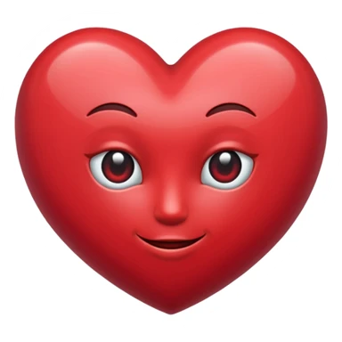 Coeur couleur bordeaux sticker