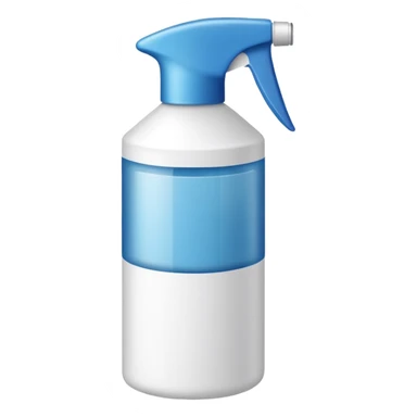 As a can of spraying bottle air freshener sticker