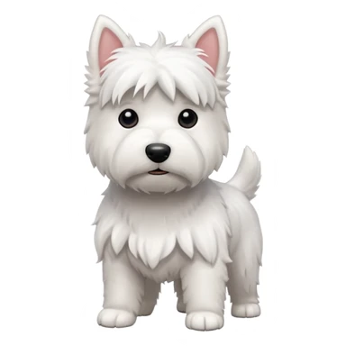 Westie dog sticker
