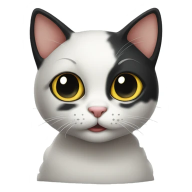 A mischievous cat named onyx sticker