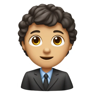 hazme un emoji personalizado de una profesora de pedagogía terapéutica con el pelo ondulado y largo, morena, ojos marrones y que salga abrazada a niños con discapacidad sticker