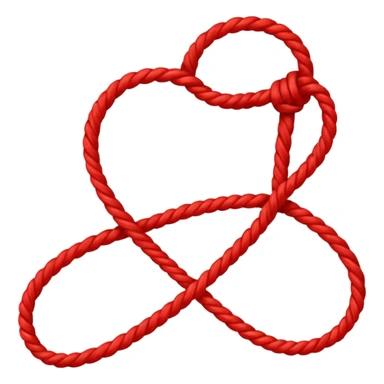 Red string of fate sticker