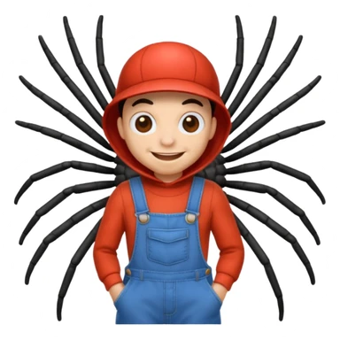 itsy bitsy spider Nursery Rhyme Character sticker