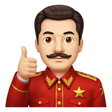 Stalin thumbs up  sticker